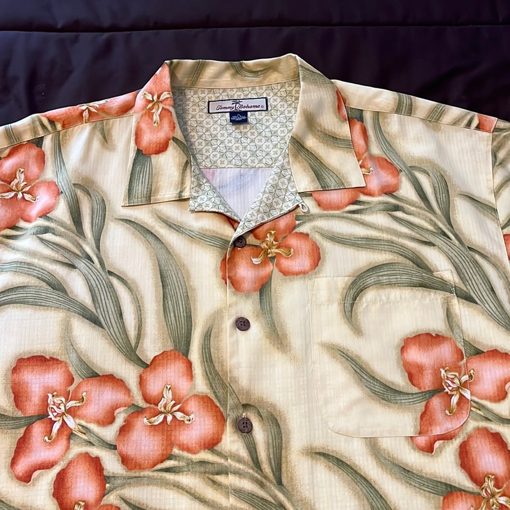 Tommy Bahama 100% silk shirt size XL